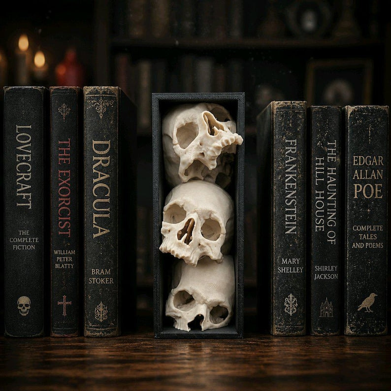 🔥49% Off Last Day - 💀Pile of Skulls Book nook
