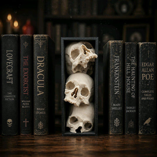 🔥49% Off Last Day - 💀Pile of Skulls Book nook
